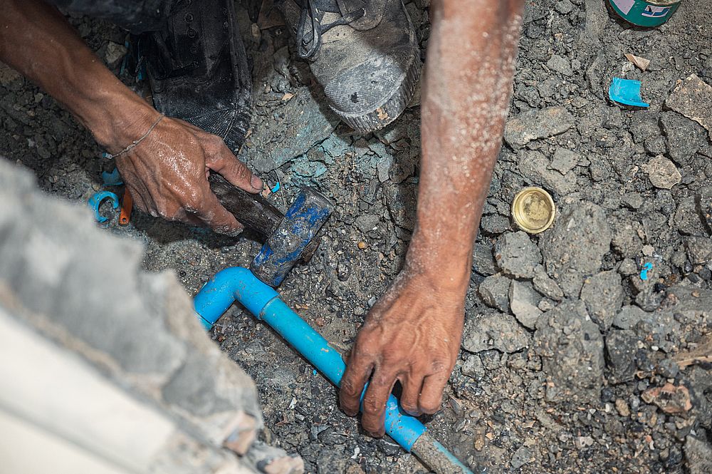 intervention canalisation bouchee